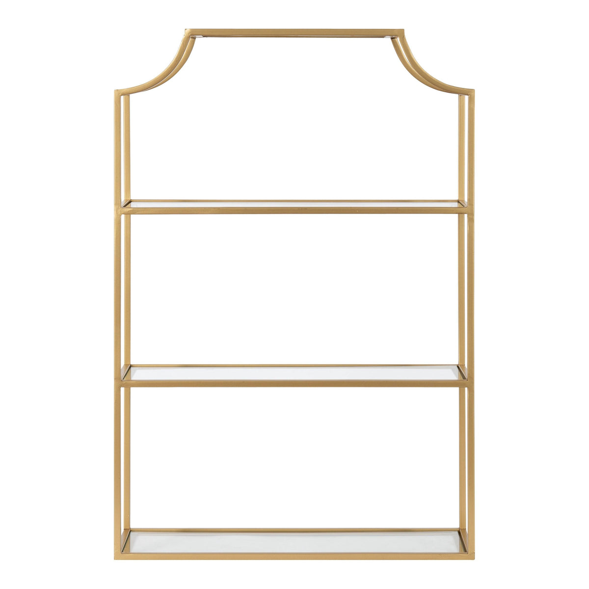 4-Tier Wall Shelf - Silver N80112