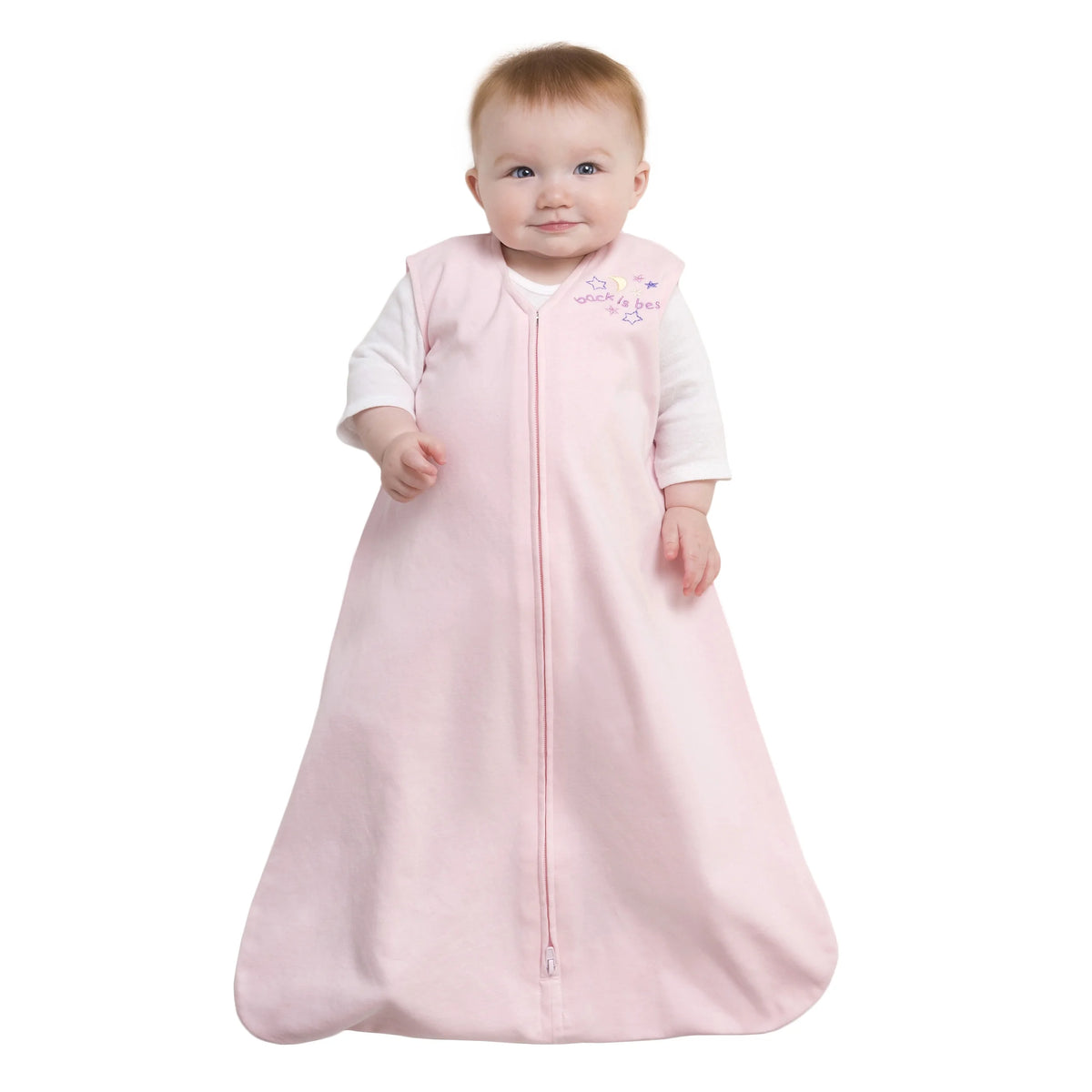 100% Cotton Wearable Blanket, Soft Pink, Medium M3221