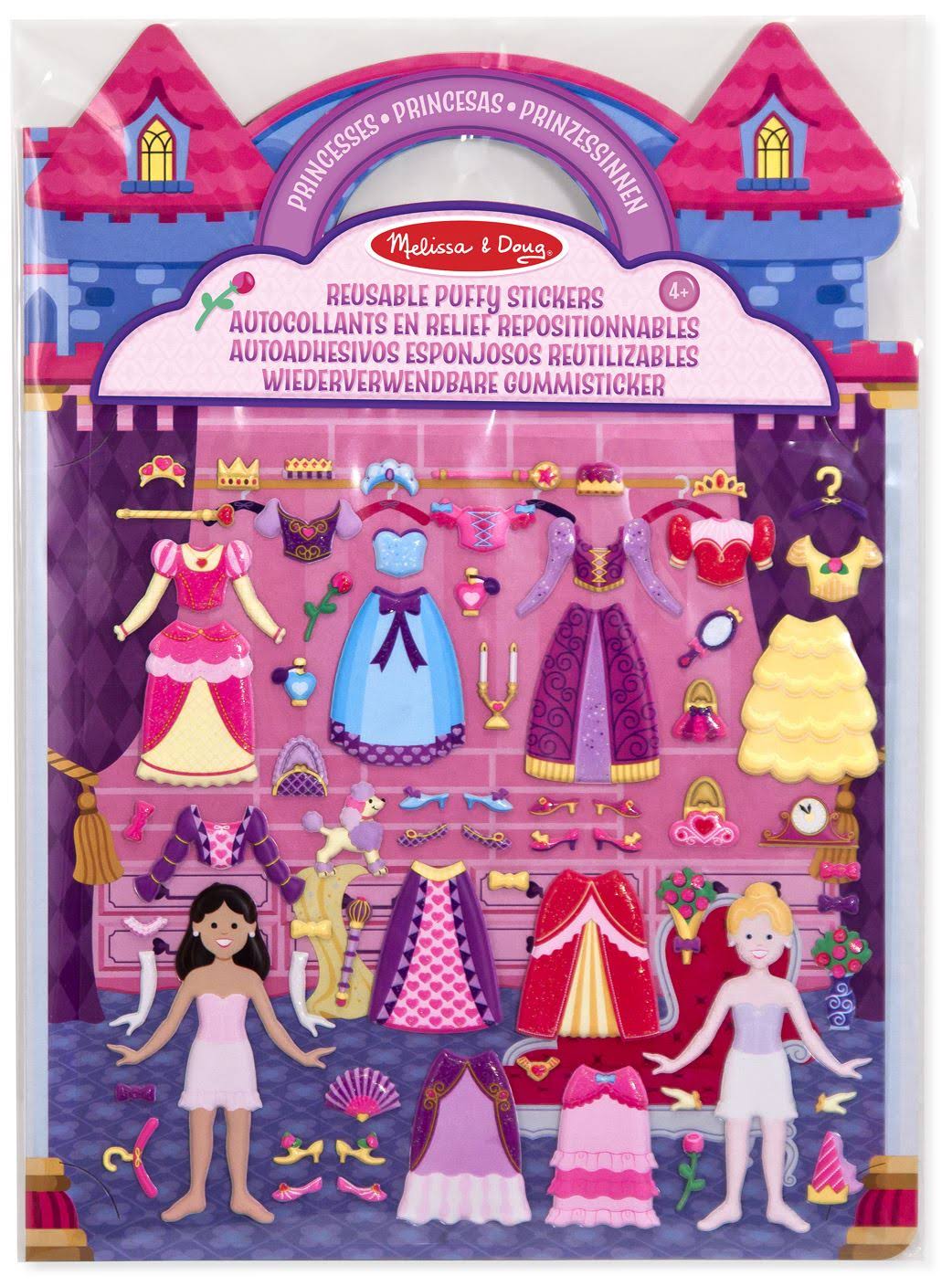 Reusable Puffy Stickers - Princess U850
