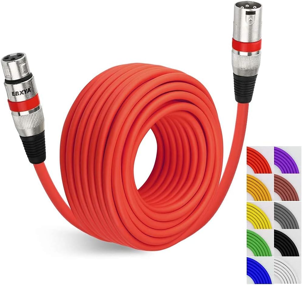 50 Ft 4 Pack XLR Microphone Cable Y1335