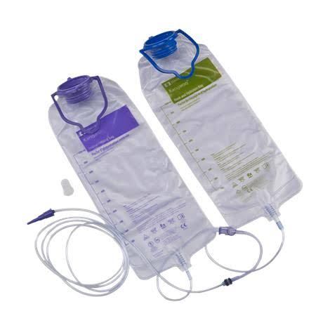 Enteral Feeding Pump Sets, 1000ml, With 1000ml Flush Bag, 30/Case Y507855