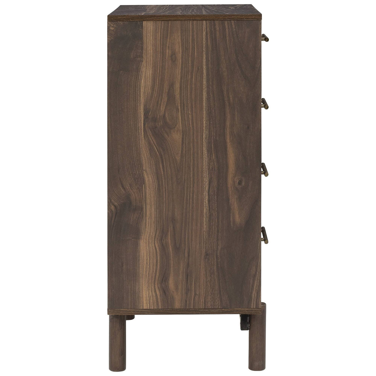 Mocha Four Drawer Chest W9952