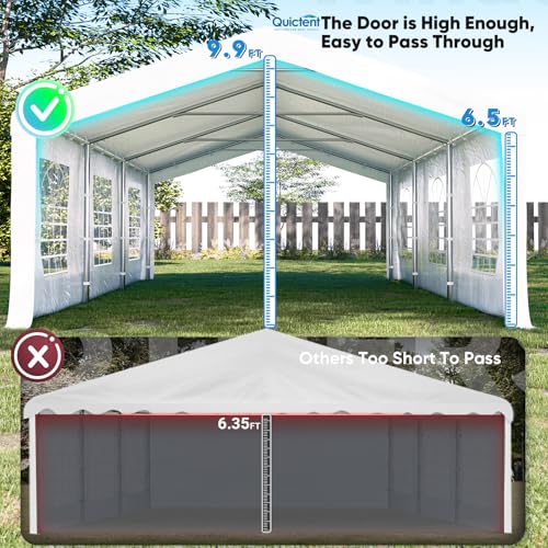 20x20 Heavy Duty Outdoor Canopy Tent with Storage Bags U64746