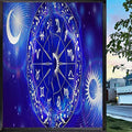 Astrology Blue Window Privacy Film, 17.7 in x 78.7 in F778