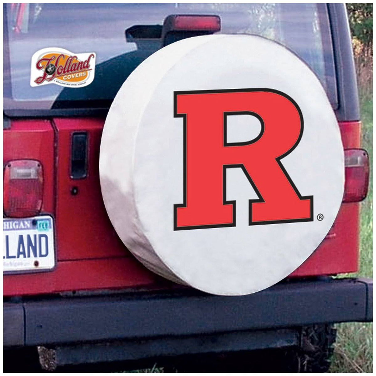 White Tire Cover I3035
