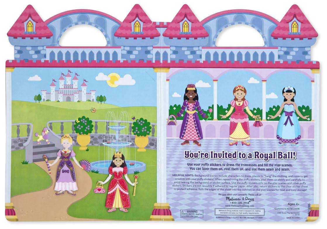 Reusable Puffy Stickers - Princess U850