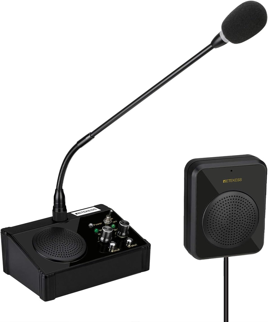 2 Way Window Intercom Speaker, Pack of 2 T6730