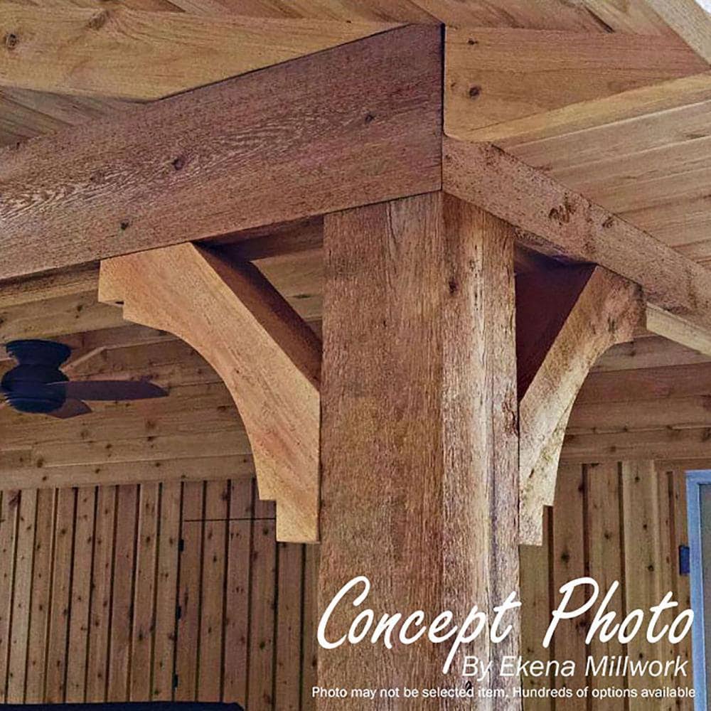 5 1/2x22W x 24x22D x 28x22H Douglas Fir Brace Z6815