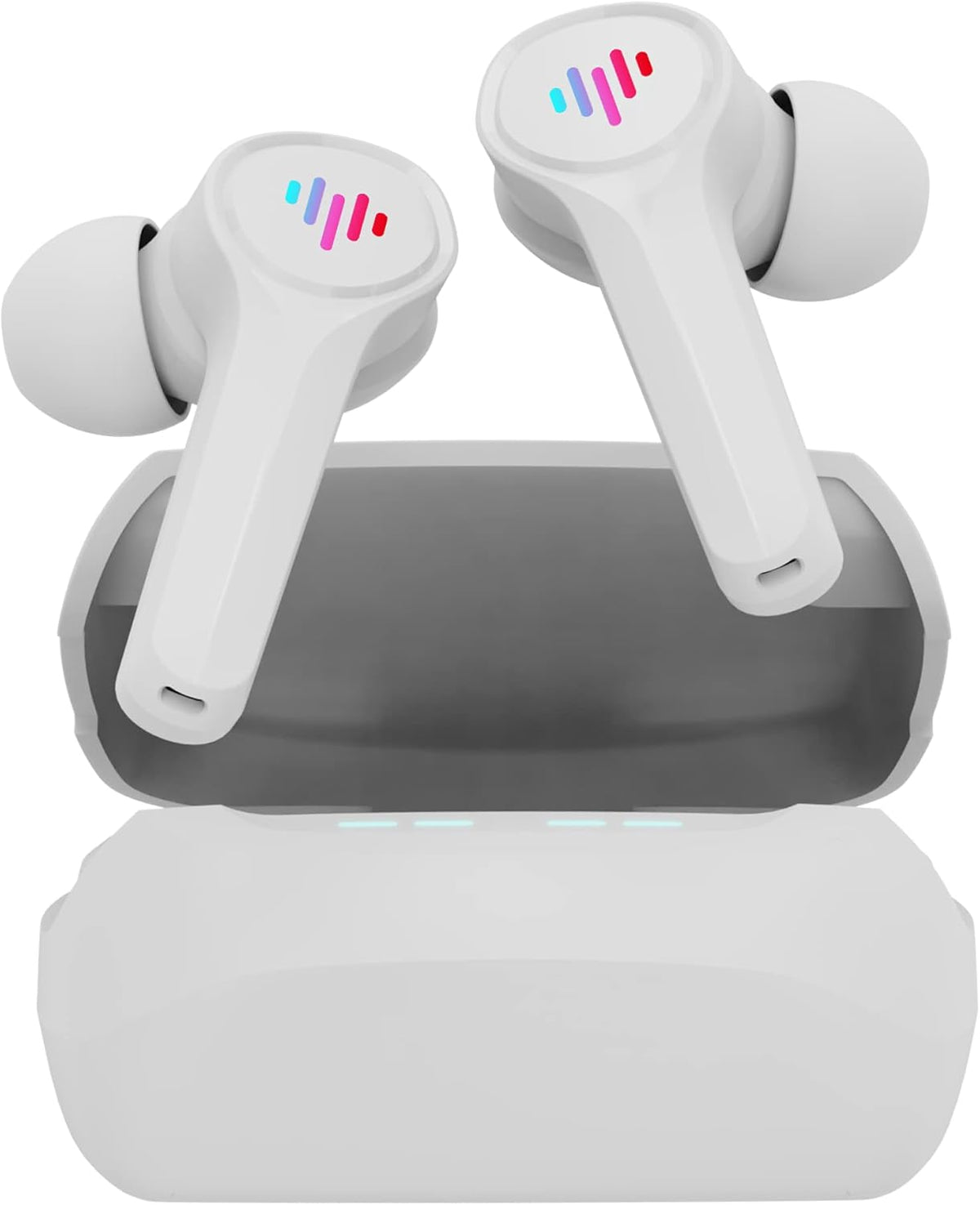 Purple Gaming Wireless Earbuds with Charging Case F800