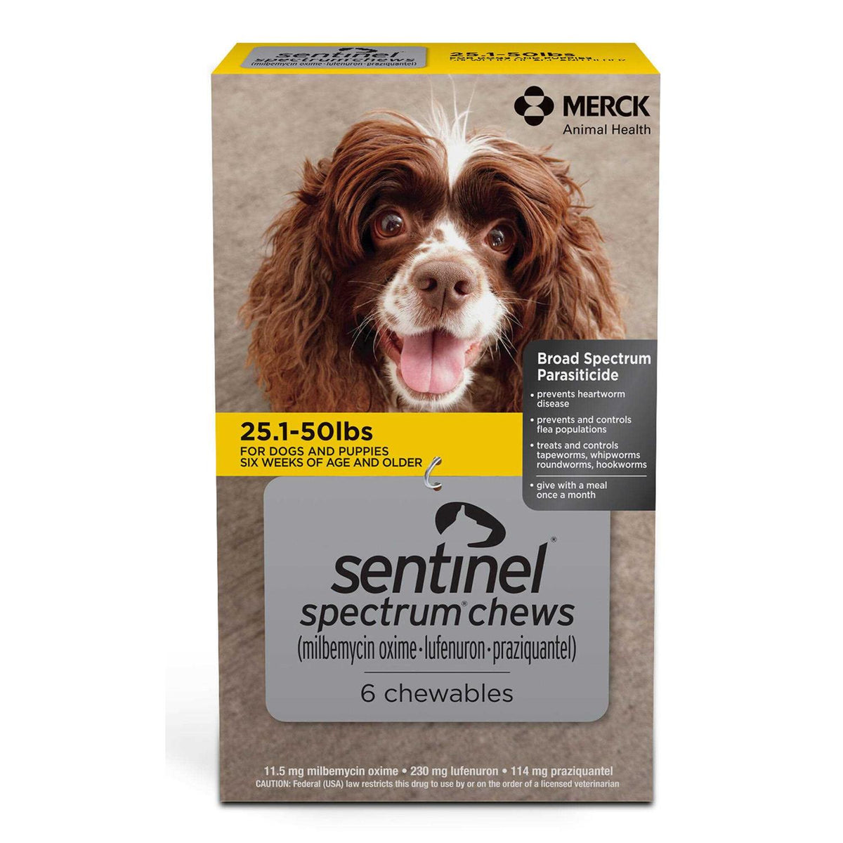 Sentinel Spectrum for Dogs V4976