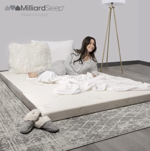 Cot Size Memory Foam Folding Mattress with Washable Cover Q132