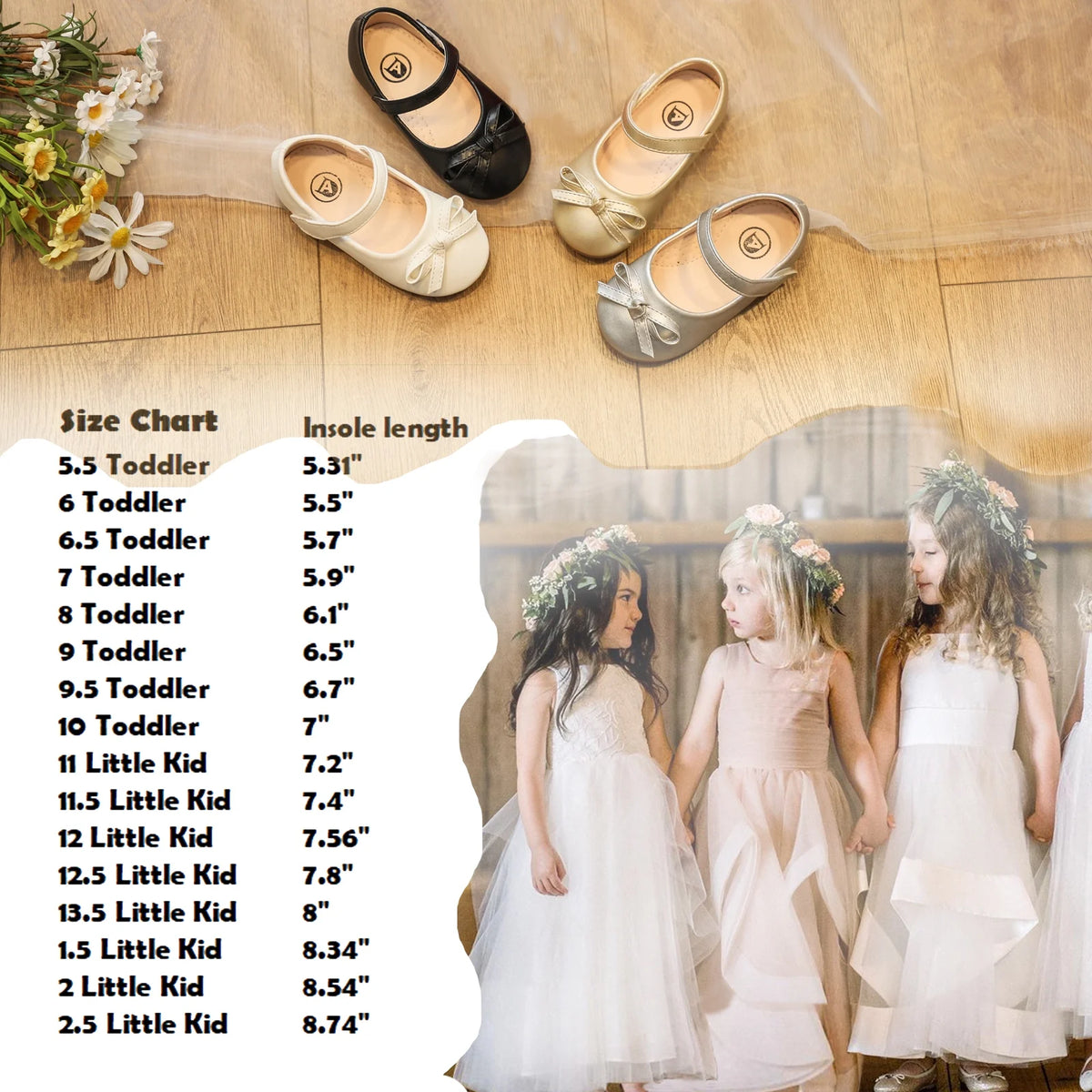 Black Toddler Mary Jane Flats K254708