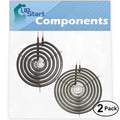 2-Pack 8 inch 6 Turns & 6 inch 5 Turns Surface Burner Elements L9864