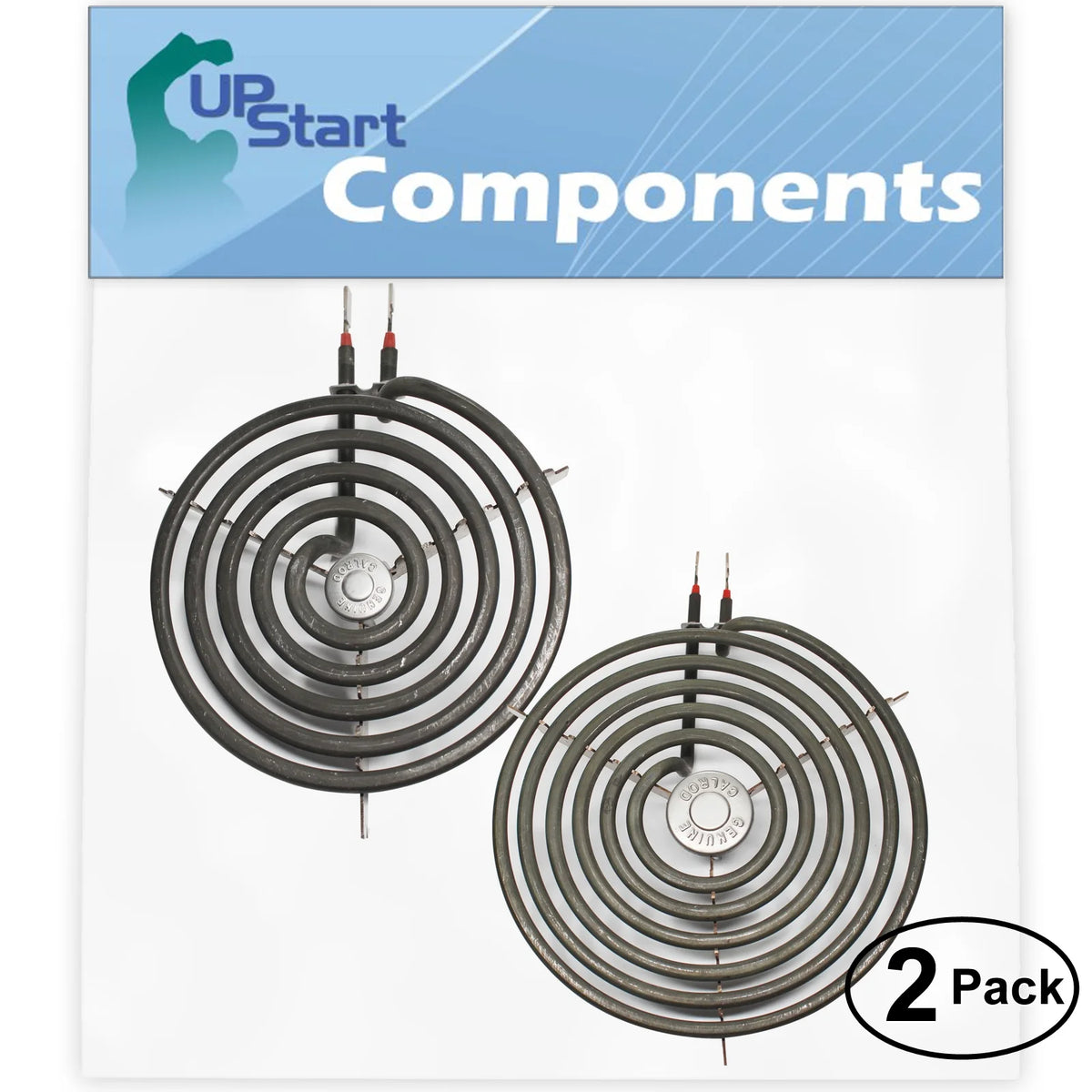 2-Pack 8 inch 6 Turns & 6 inch 5 Turns Surface Burner Elements L9864