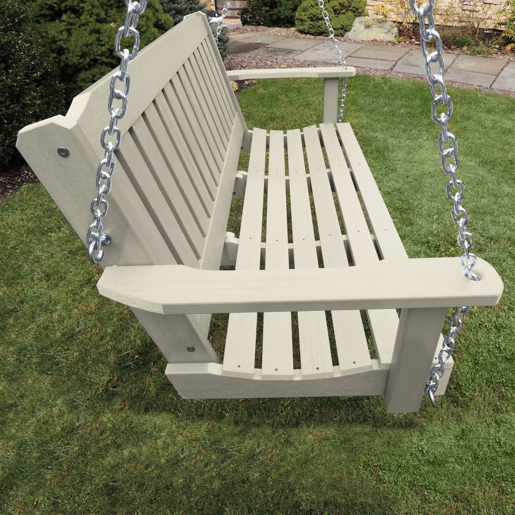 Weathered Acorn Porch Swing L75078