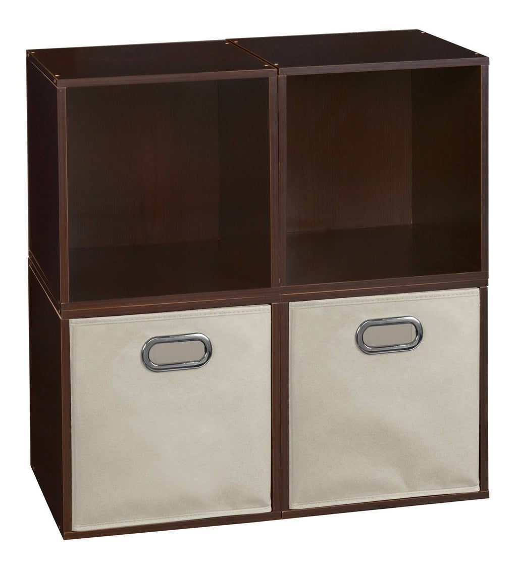 4 Cubes and 2 Canvas Bins Storage Set Y513