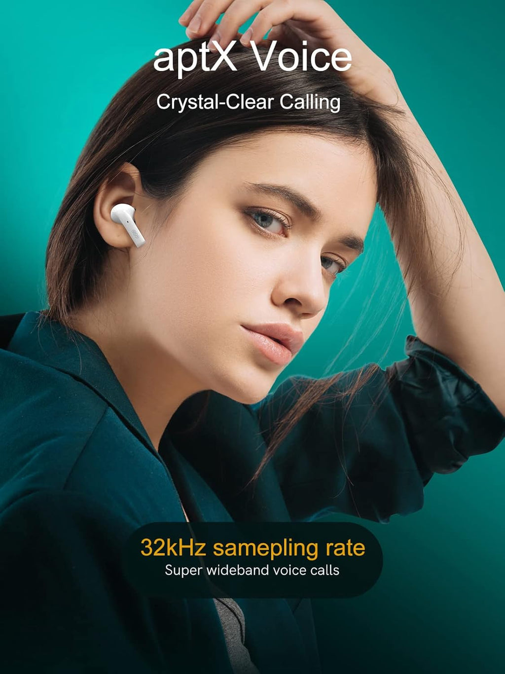 Wireless Earbuds T18 in Ear Bluetooth 5.2 Stereo Earphones, 30H Playtime Pack of 2 L2803