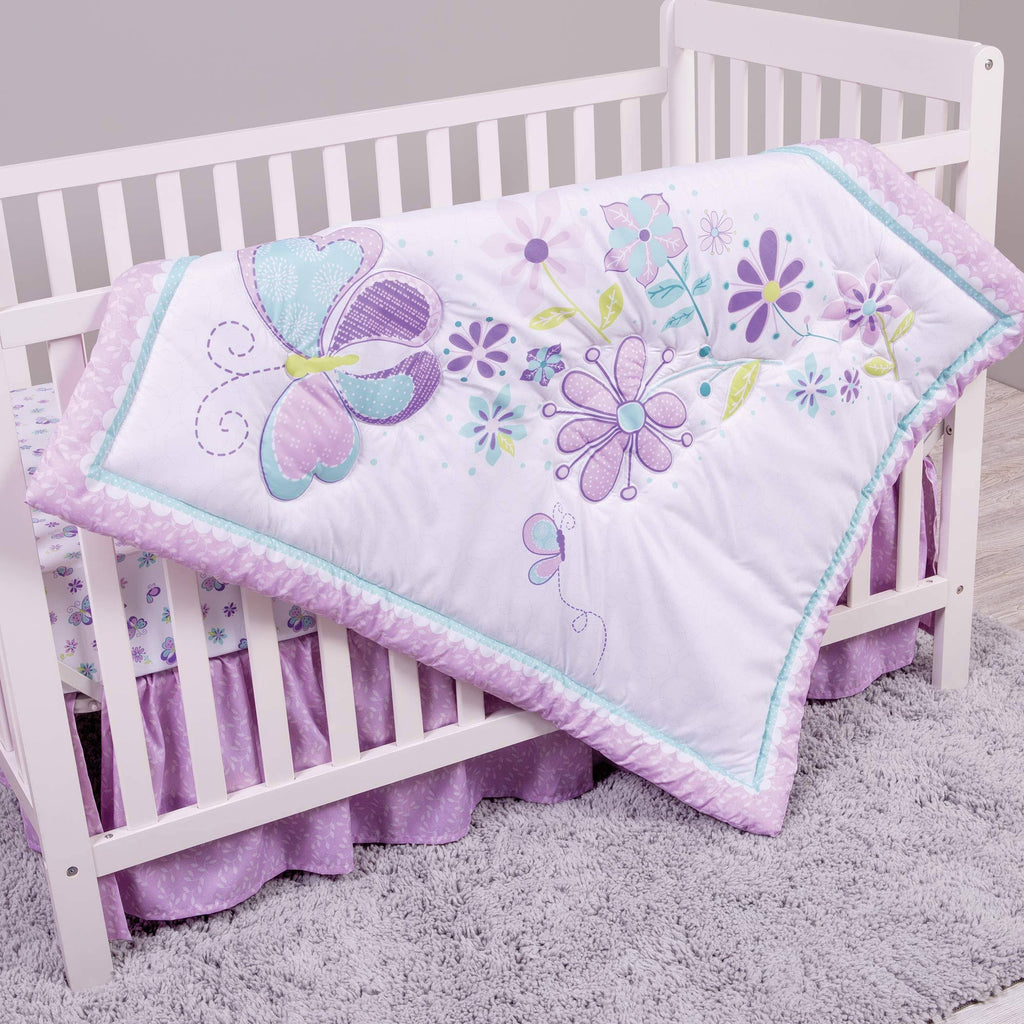 4 Piece Crib Bedding Set Y4245
