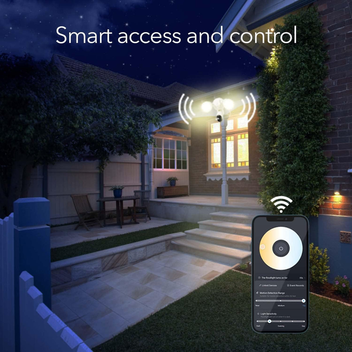 3-in-1 Wired Smart Flood Light with Motion Sensor R11642