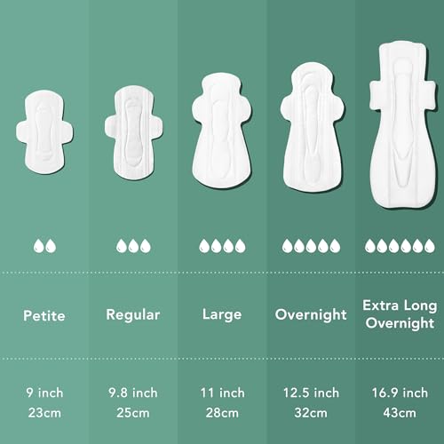 Organic Cotton Cover Unscented Ultra Thin Pads (Overnight, 40 Count) B4784