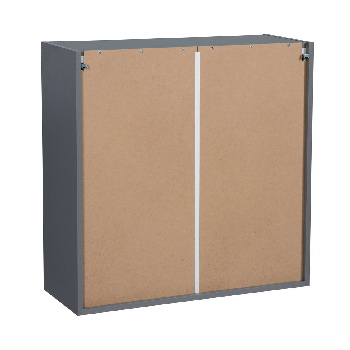 Wall Cabinet Double Door Black Matte U638