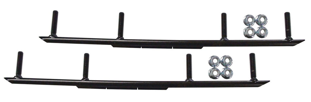 White XPT Snowmobile Skis Complete Kit Z2897