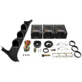 Black 7 Color 100 PSI Oil Pressure, Water Temperature & Transmission Temperature Gauges with Triple Pillar Pod A207735