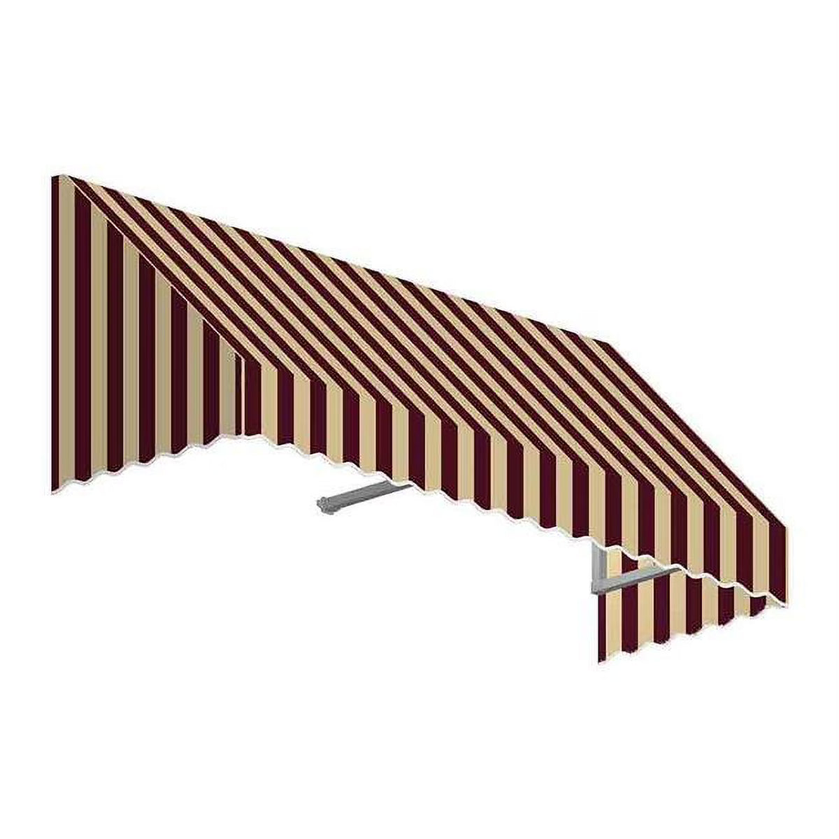 Burgundy & Tan Window & Entry Awning E943922