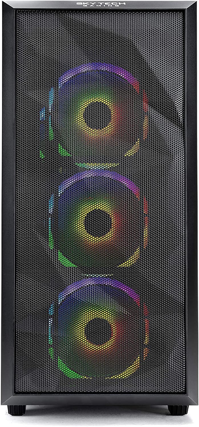 Intel Core i5 12400F 2.5 GHz NVIDIA RTX 4060 1TB NVME SSD 16GB DDR4 RAM 3200 650W Gold PSU Windows 11 Home Gaming PC Desktop C851