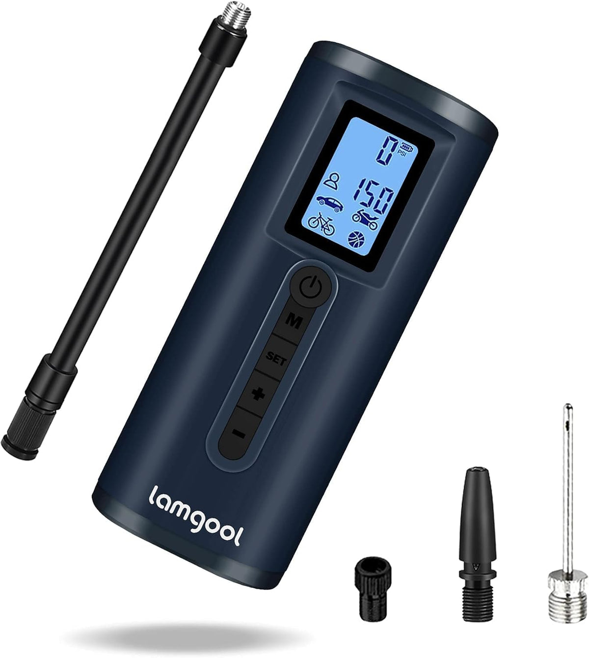 Portable Cordless Tire Inflator with LED Light E45824