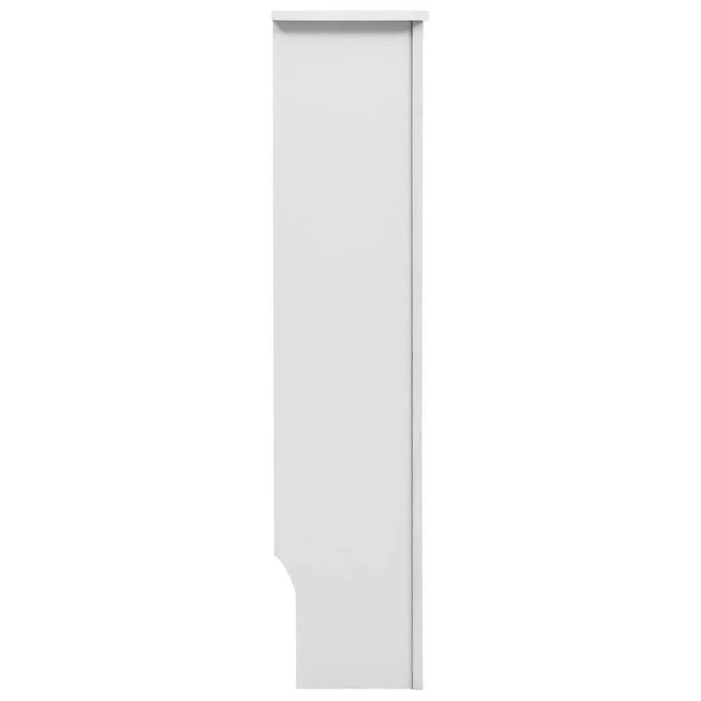 White 2 Pcs MDF Radiator Covers D903