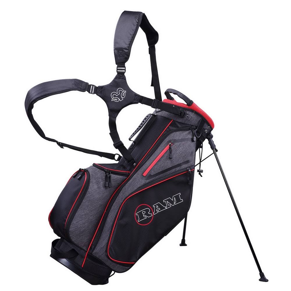 Black/Red Golf Stand Bag S724292