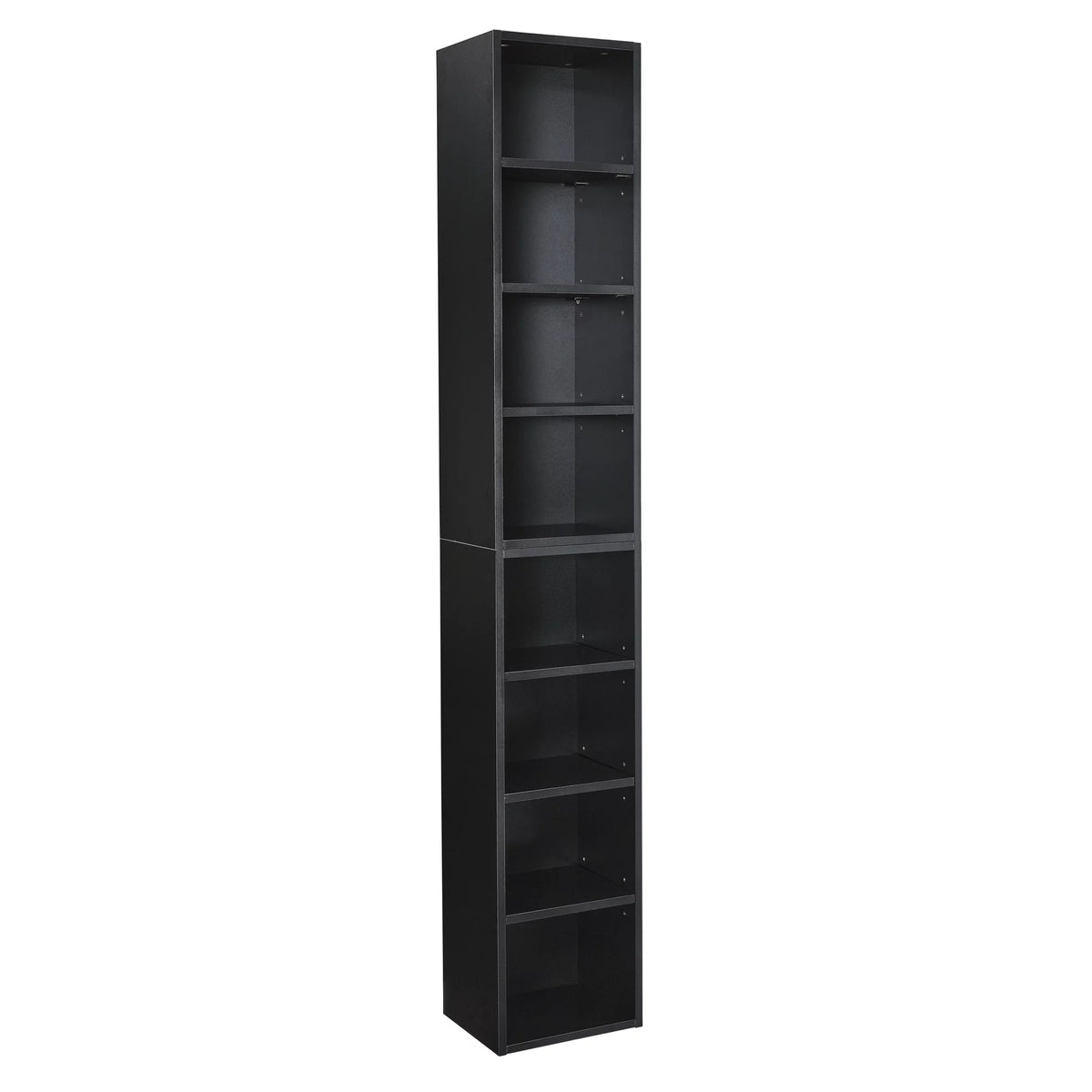 8-Tier Media Tower Rack with Adjustable Shelves R432435