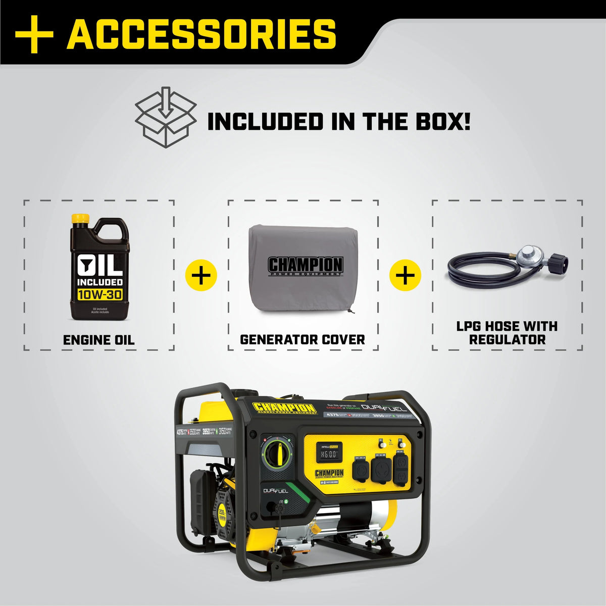 3500 Watt Dual Fuel Portable Generator N680
