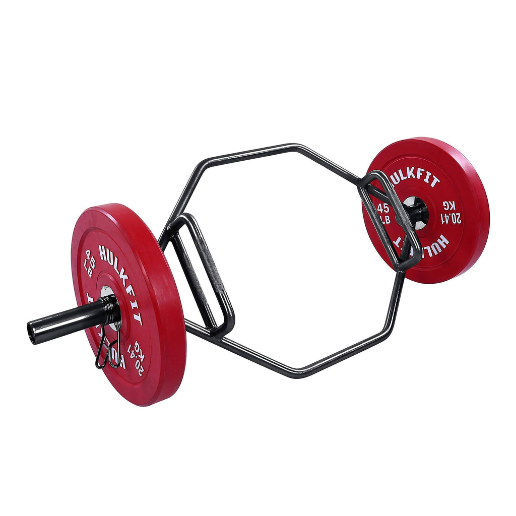 Black 2-Inch Hex Weight Lifting Trap Bar F891