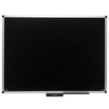 Black Dry-Erase Board with Clear Overlay O8234
