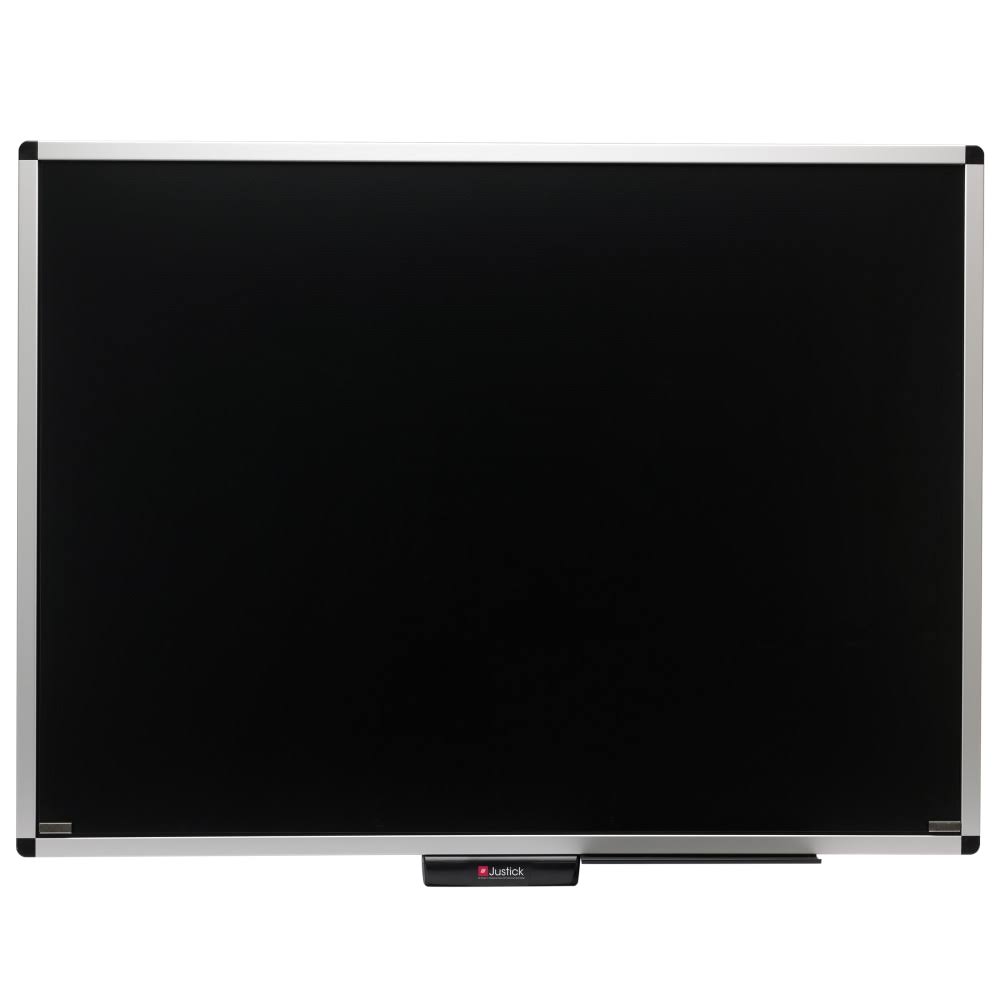 Black Dry-Erase Board with Clear Overlay O8234