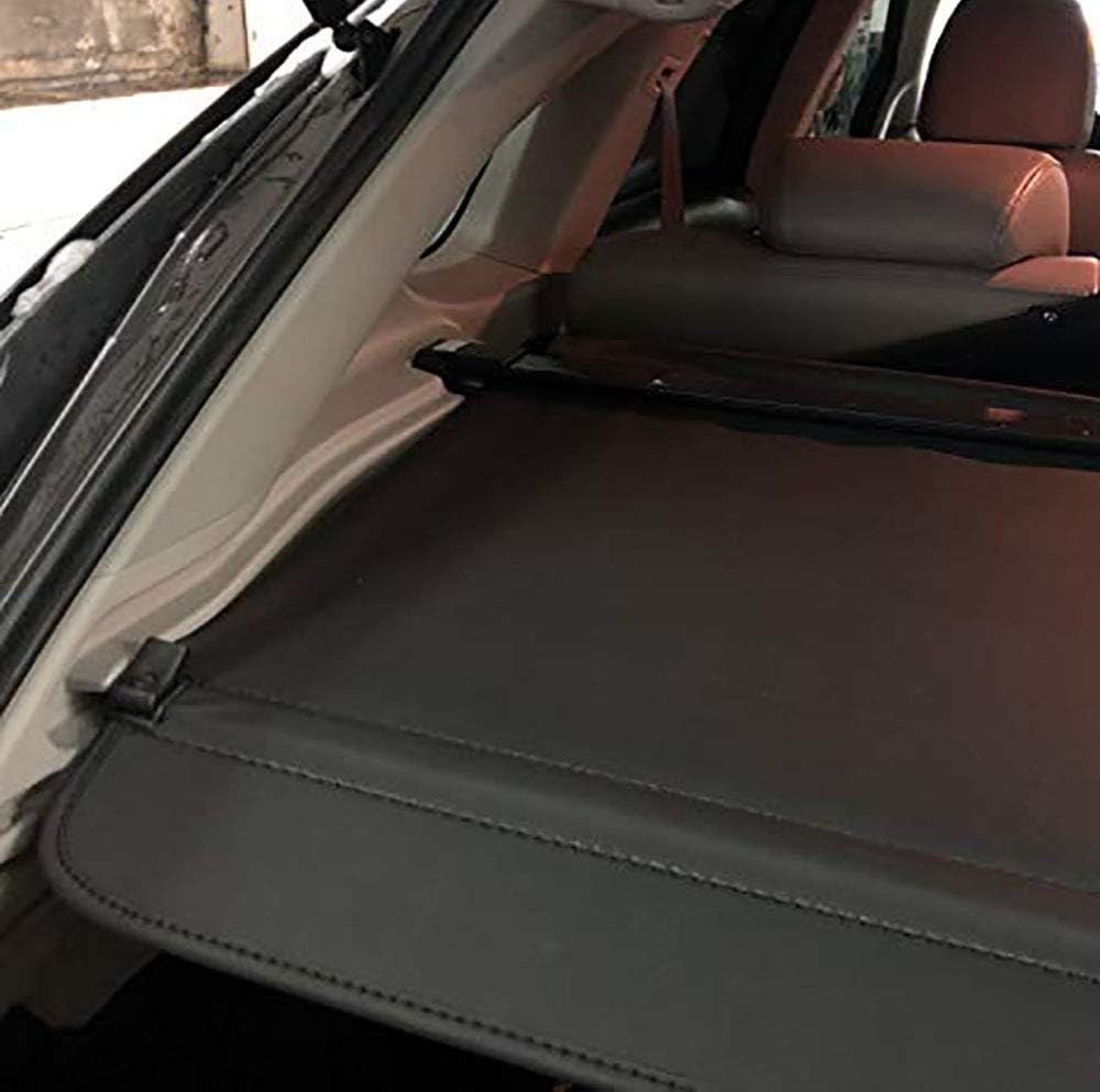 Cargo Security Rear Trunk Cover Retractable Black D22817