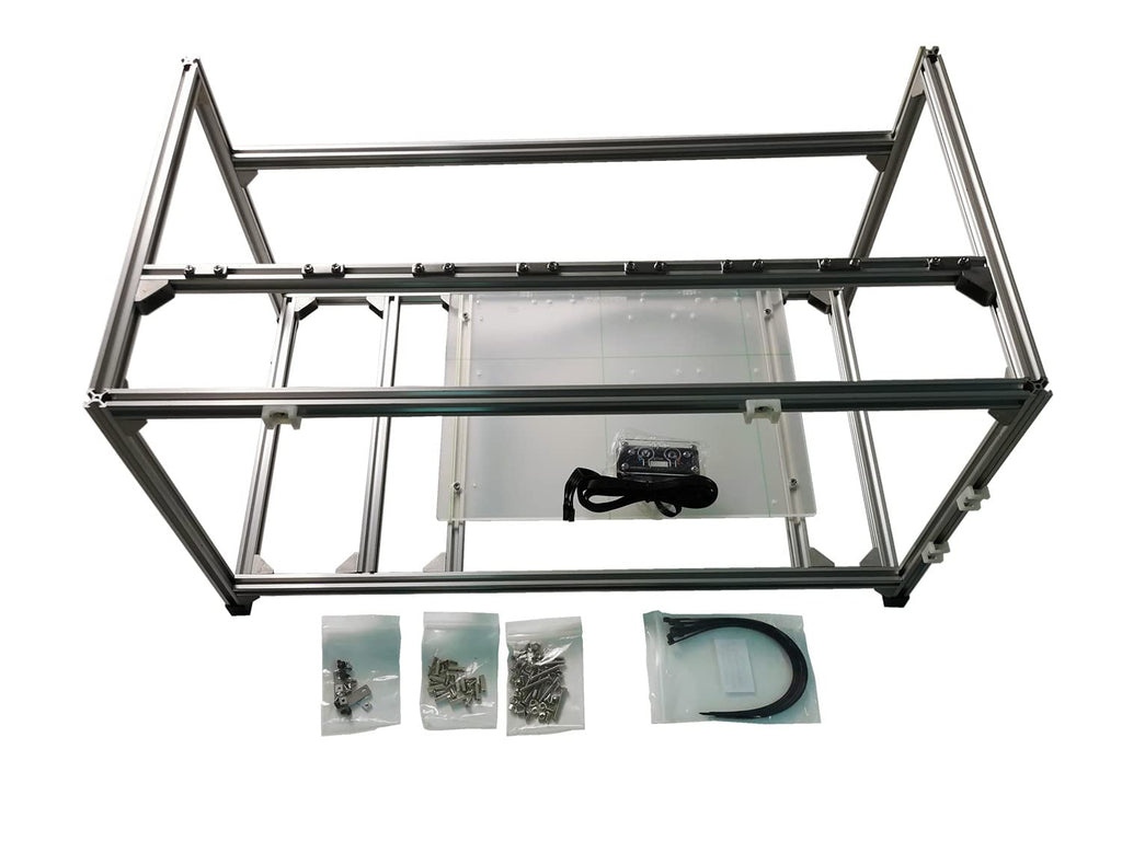 Mining Rig Frame Open Case with 6 PCIe Risers Z59163