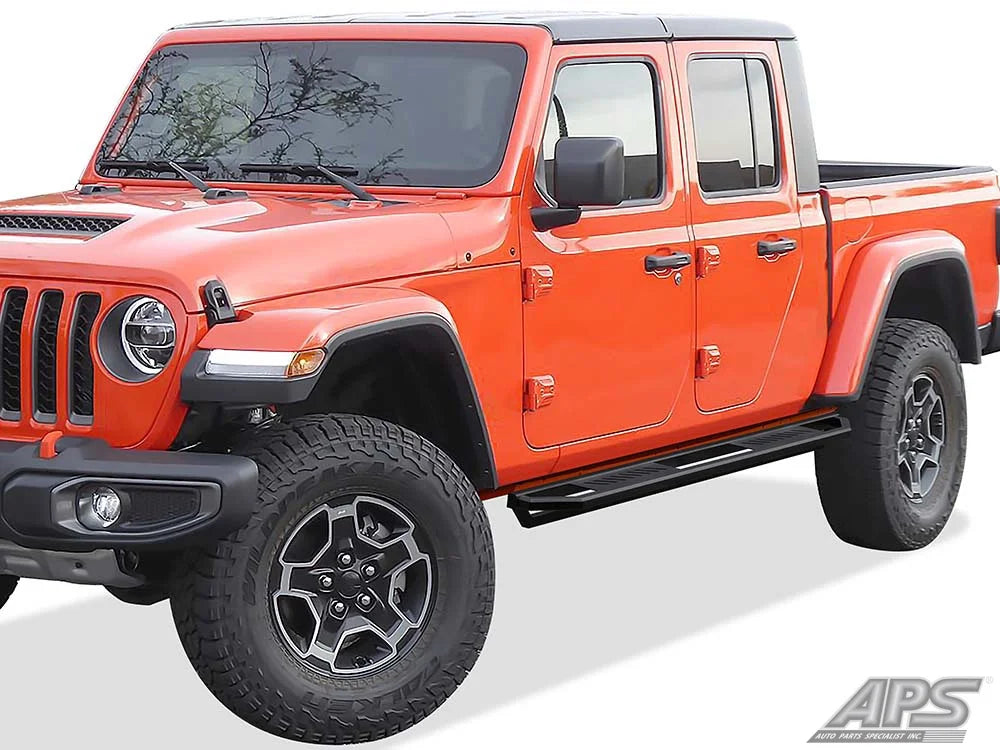 Black Aluminum Running Boards Side Steps A8160