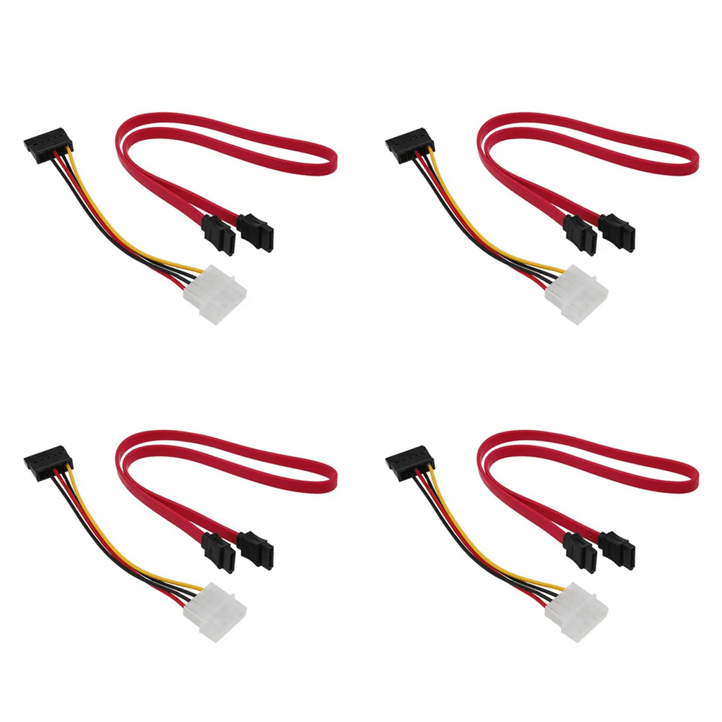 4 SATA Power Adapter Cable and 4 SATA Data Cable N98102