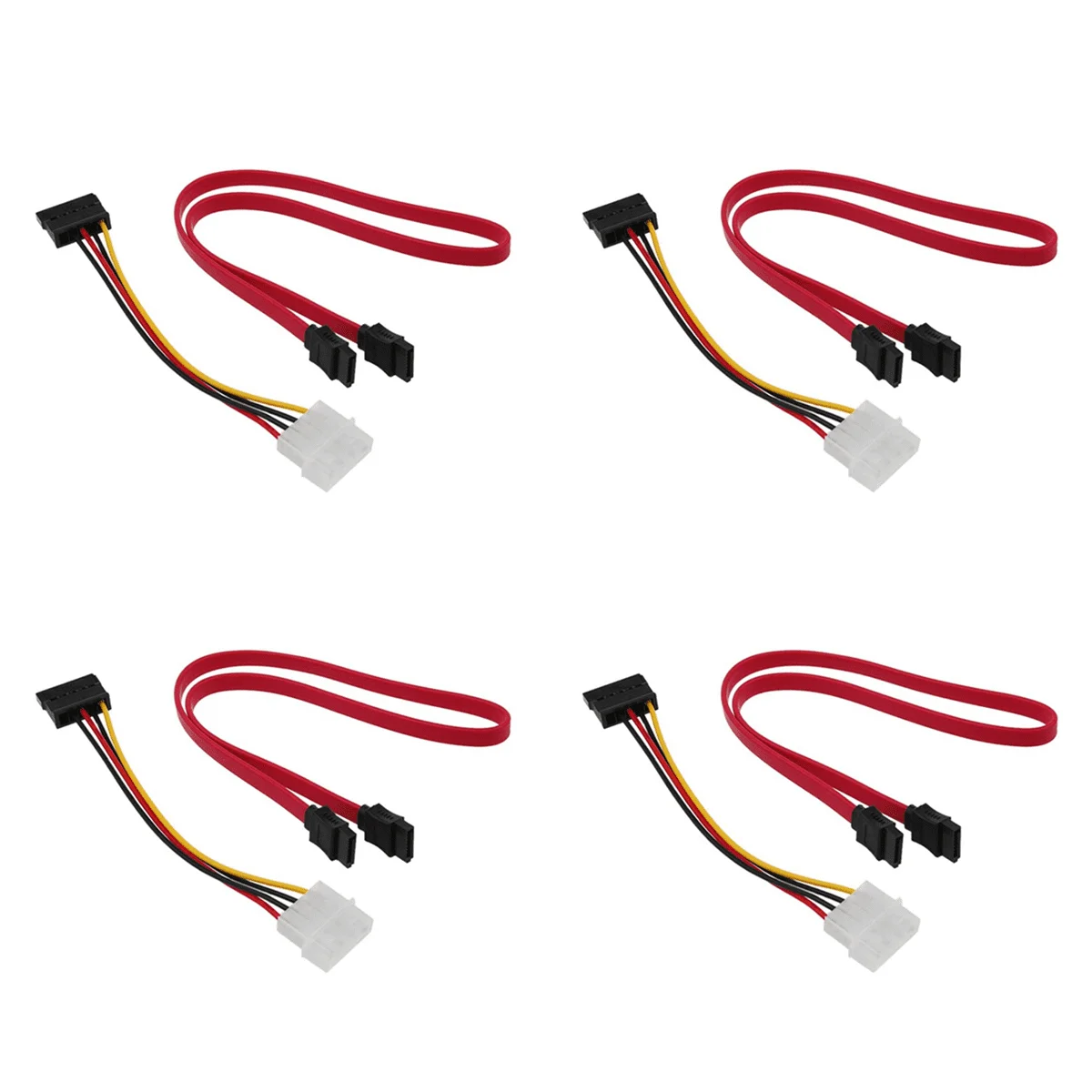 4 SATA Power Adapter Cable and 4 SATA Data Cable N98102