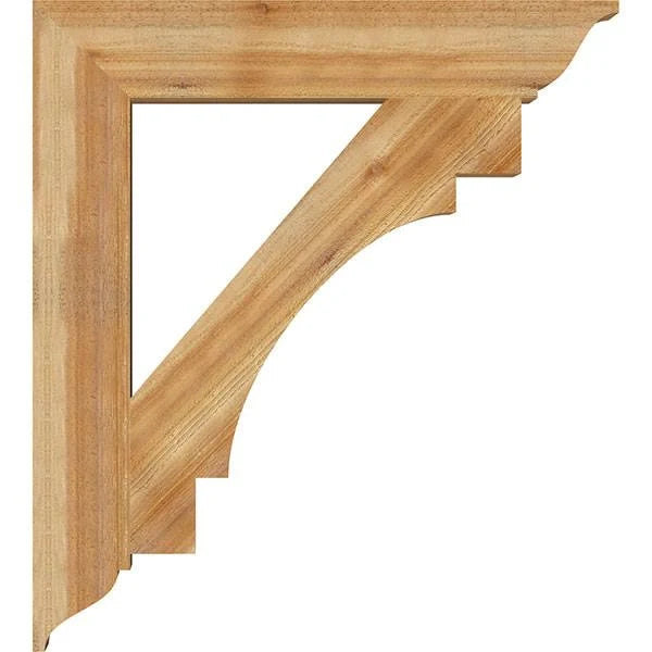 6x22W x 36x22D x 40x22H Rough Sawn Bracket, Western Red Cedar A144065