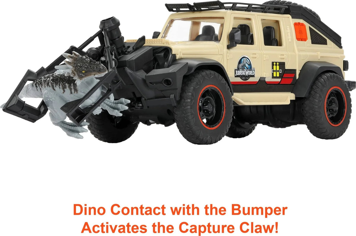 Jurassic World Dominion Jeep Gladiator RC Vehicle with 6-inch Dracorex Dinosaur Figure O6422