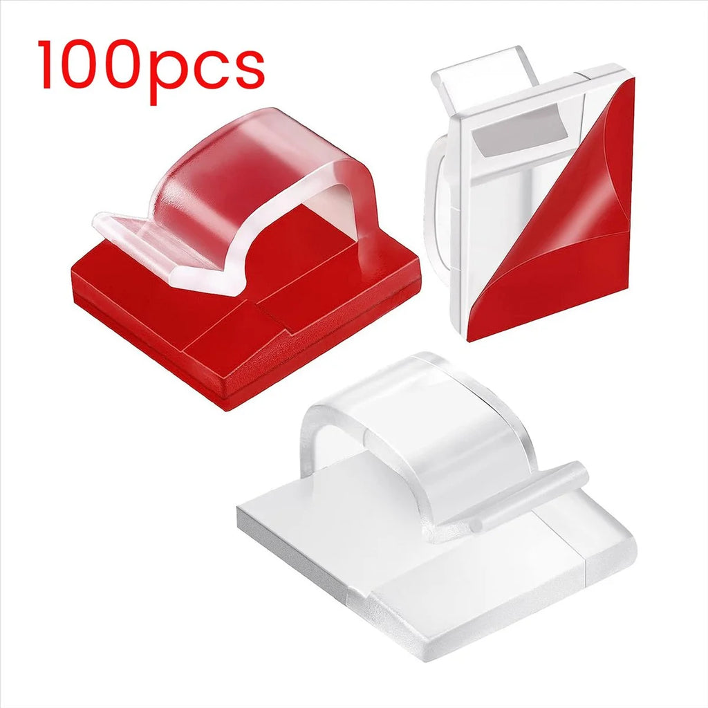 100 Pc Clear Outdoor Light Clips W736243