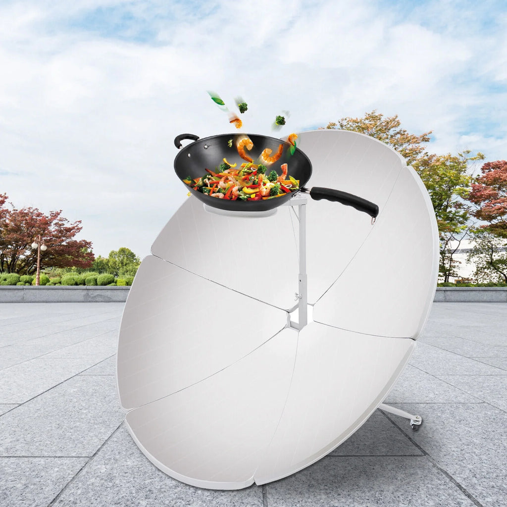 1800W Parabolic Solar Cooker Outdoor Camping Sun Oven C499