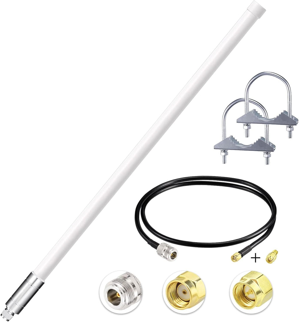 31.5inch 5.8 dBi Omni Fiberglass LoraWan Antenna Pack of 2 O832