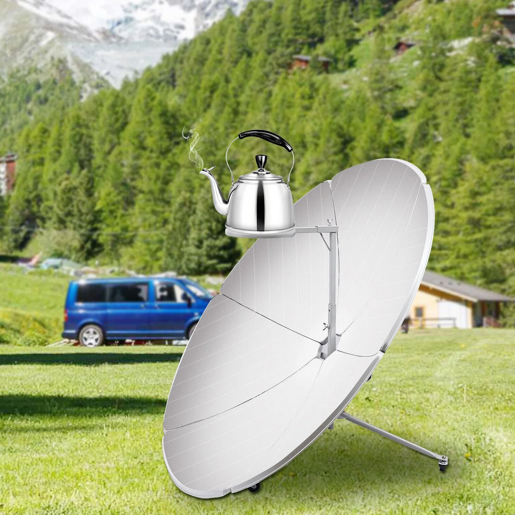 1800W Parabolic Solar Cooker Outdoor Camping Sun Oven C499