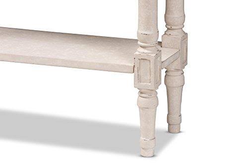 Whitewash Console Table Z625912