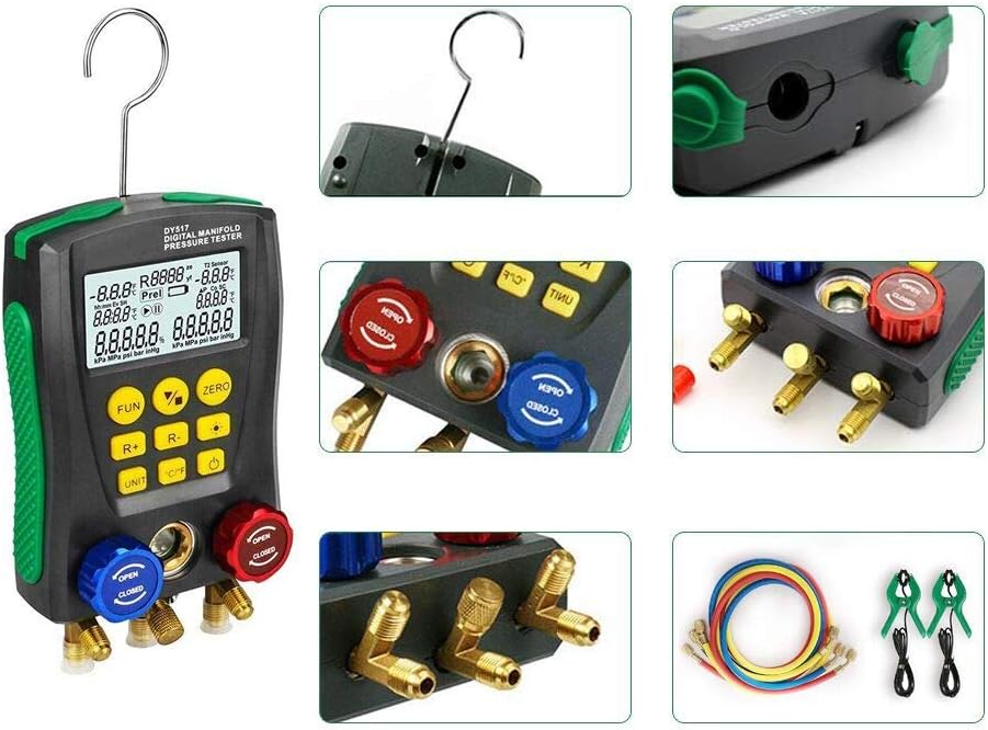Digital Manifold HVAC System Gauge T231